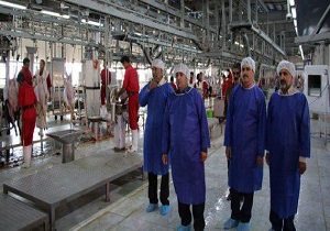 بازدید فرماندار بافق از مجهزترین کشتارگاه صنعتی استان