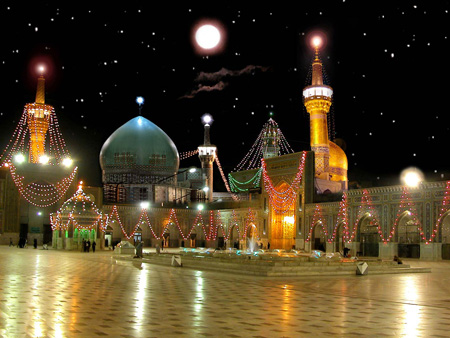 مشهدالرضا سرخوش از عطر میلاد شمس الشموس