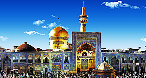 مشهدالرضا سرخوش از عطر میلاد شمس الشموس