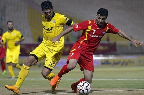 فولاد خوزستان 0 - نفت تهران 0