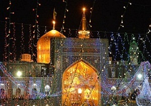 قزوین غرق در نور و شادی در میلاد امام رئوف 