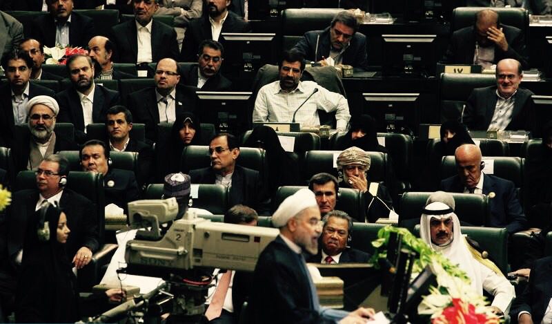 حضور وزنه برداران در مراسم تحلیف ریاست جمهوری