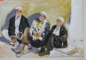برپایی نمایشگاه کاریکاتور استاد ضیایی در اوز