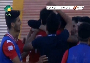 گل دوم پدیده به سپاهان + فیلم