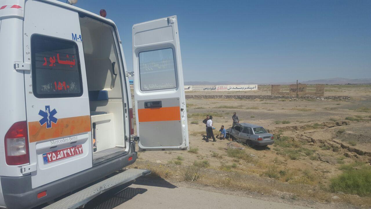 دو تصادف در کمتر از یک ساعت در نیشابور