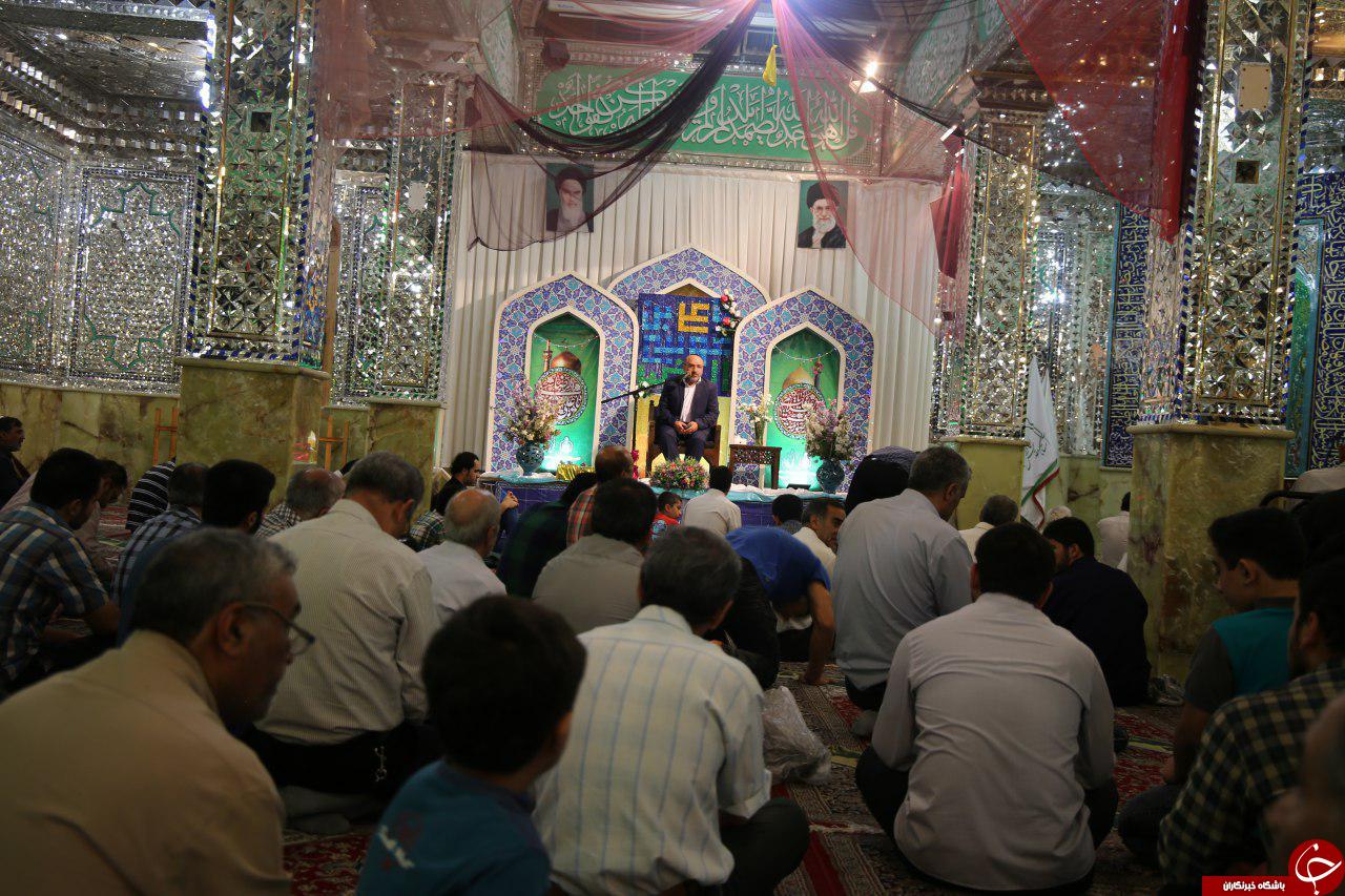جشن سالروز تولد امام رضا (ع) در امامزاده حسن + تصاویر
