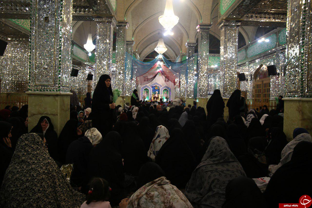 جشن سالروز تولد امام رضا (ع) در امامزاده حسن + تصاویر