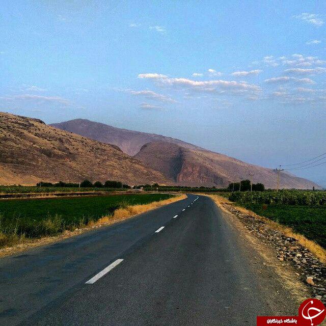 چشم&zwnj;اندازی از طبیعت دیدنی و آرام&zwnj;بخش در عزیزآباد + تصاویر