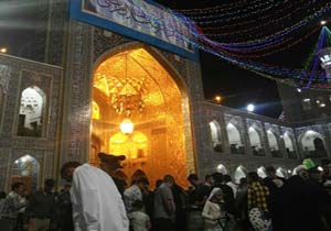 شب ولادت امام رضا (ع) + تصاویر