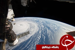 تصویر خارق العاده ایستگاه فضایی از توفان روی زمین