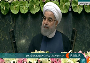 صحبت&zwnj;های روحانی که تشویق حضار را به همراه داشت + فیلم