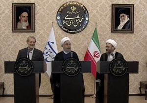 اظهارات سران قوا در اولين نشست خبری مشترک در دولت دوازدهم