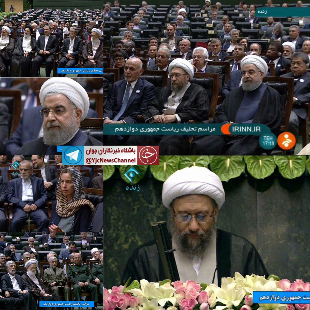 غایبان مراسم تحلیف چه کسانی بودند؟