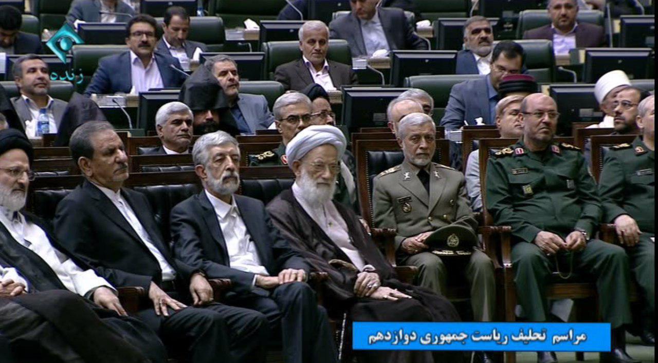 غایبان مراسم تحلیف چه کسانی بودند؟