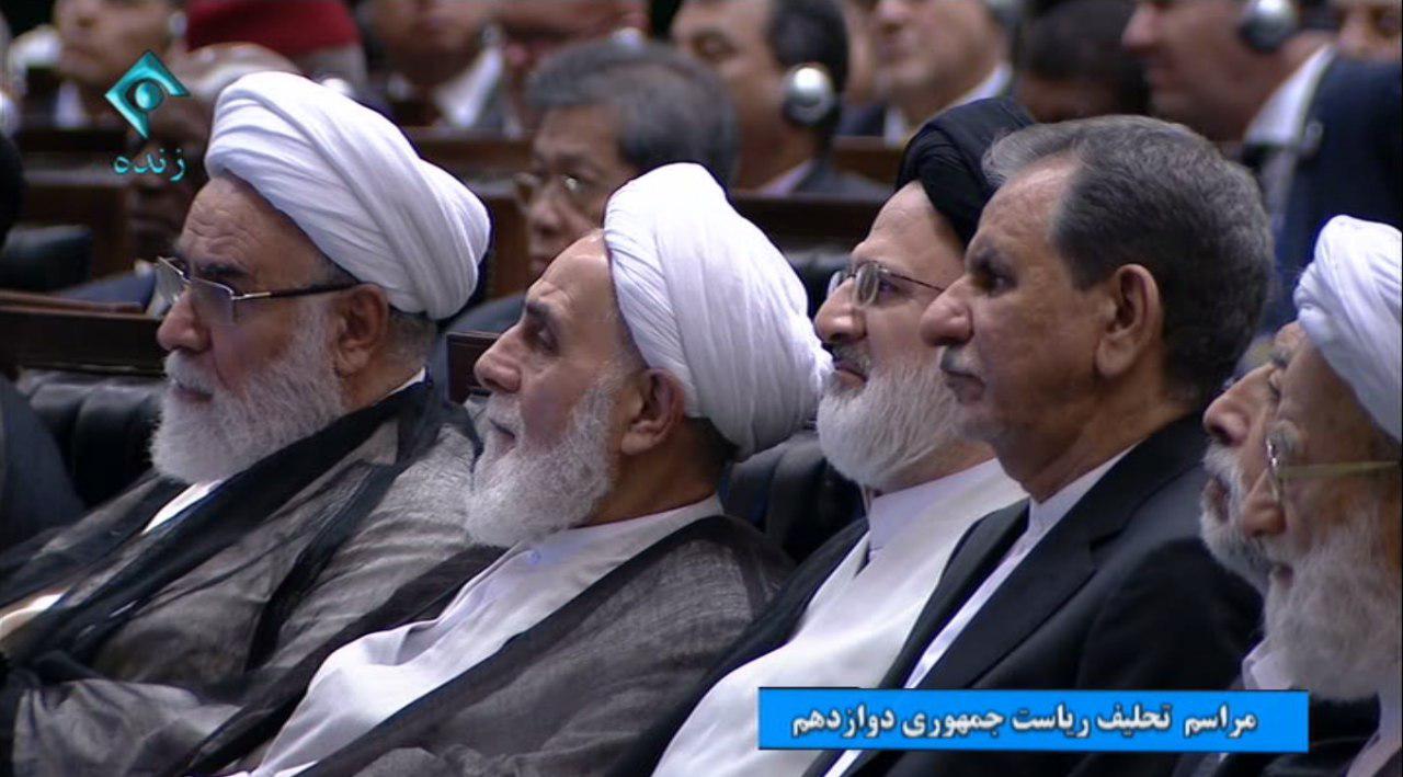 غایبان مراسم تحلیف چه کسانی بودند؟