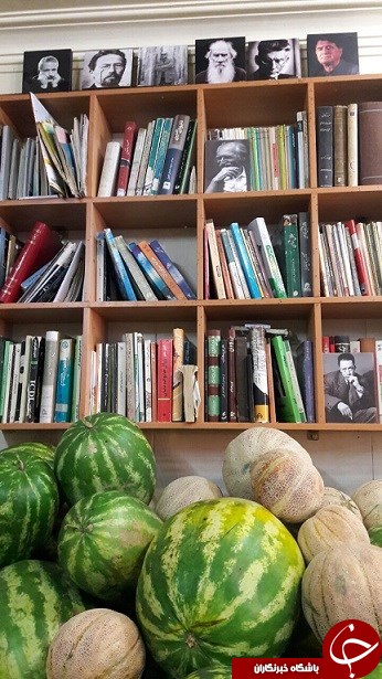 چخوف، تولستوی و فرهاد در یک میوه&zwnj;فروشی+عکس