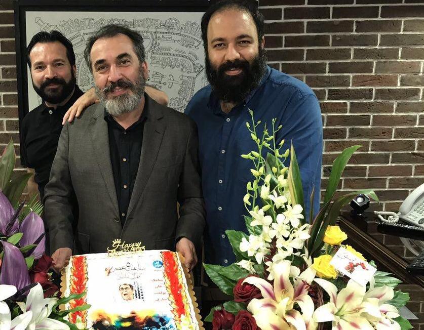 جشن تولد سیامک انصاری در اکران مردمی &laquo;ساعت 5 عصر&raquo;