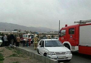 بیشترین حجم تصادف جاده‌ای استان قم در محور سلفچگان