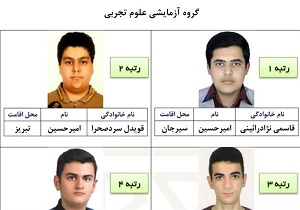 نفرات برتر گروه تجربی برای قبولی در کنکور چگونه درس خواندند؟