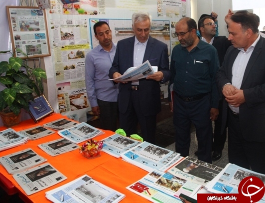 افتتاح هشتمین نمایشگاه مطبوعات و خبرگزاریهای در استان +تصویر