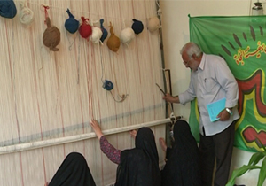 گشایش کارگاه قالی‌بافی عتبات عالیات در شیخ شبان