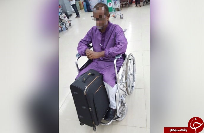 کشف ۲۵ کیلوگرم طلا از مرد ویلچرسوار +عکس