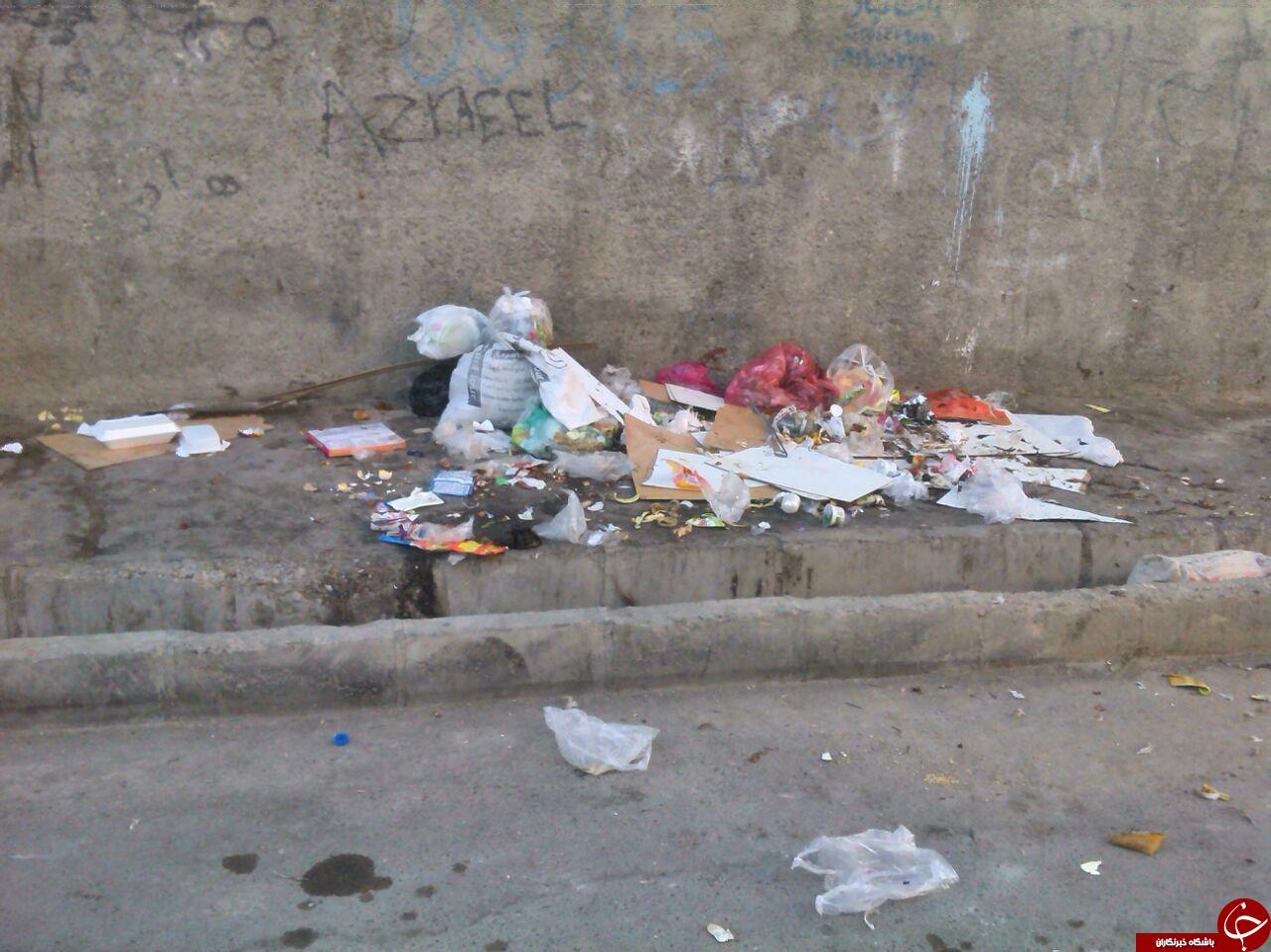 انباشت زباله در معابر پیشاهنگی + تصاویر