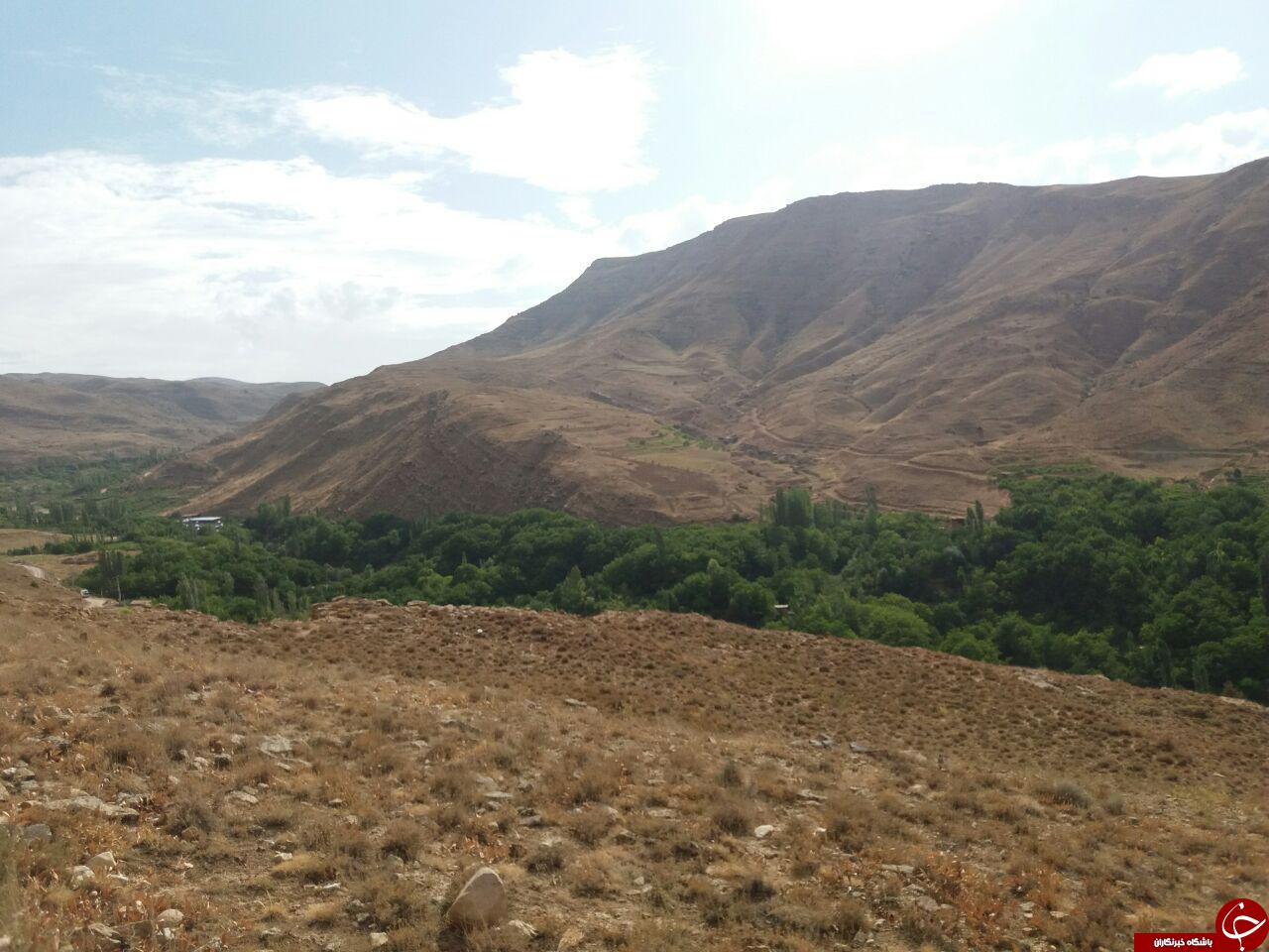 نمایی از روستای پله کانی اسفیدان + تصاویر