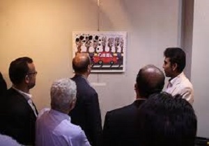 برپایی نمایشگاه کارتون و کاریکاتور مطبوعاتی کردستان در سنندج