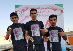 کسب مدال برنز قهرمانی کشور توسط رکابزن اردبیلی
