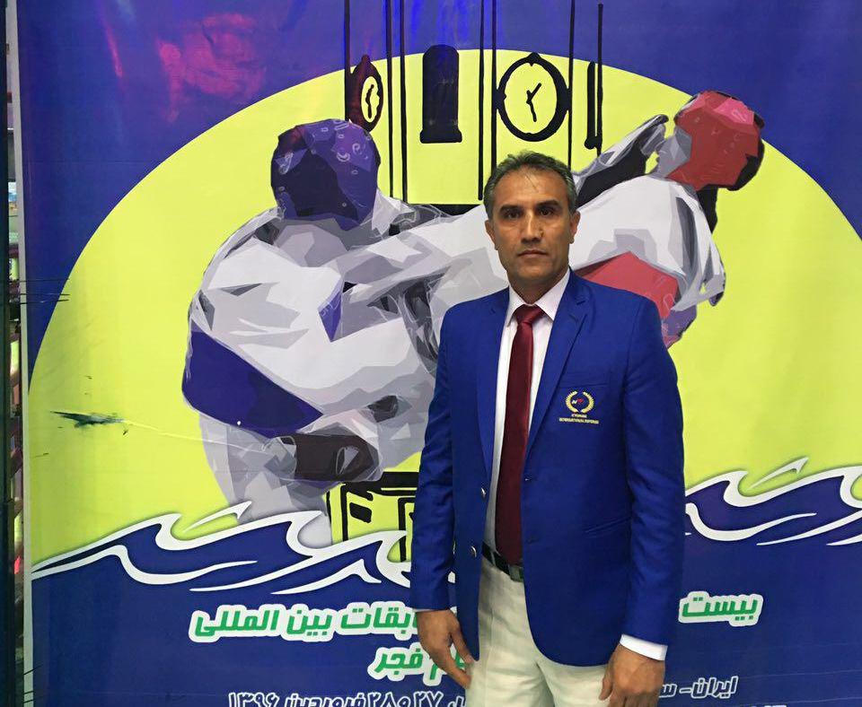حضور داور ابهری در مسابقات قهرمانی تکواندو اروپا