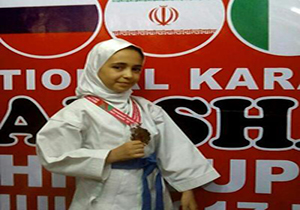 کسب مدال طلای مسابقات جهانی کاراته توسط دانش آموز خرم آبادی