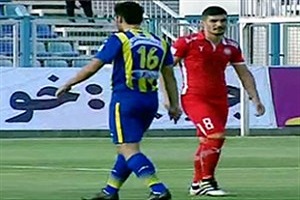 برد دقایق پایانی گسترش فولاد مقابل سپید رود + فیلم