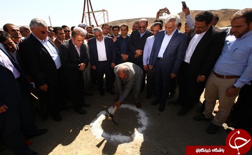 طرح گردشگری تفریحی اقامتی ستاره سیلوانا کلنگ زنی شد+تصاویر