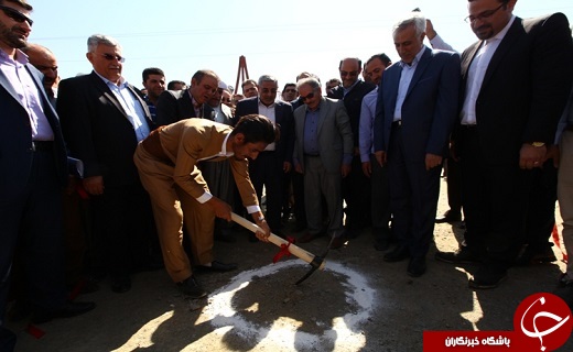 طرح گردشگری تفریحی اقامتی ستاره سیلوانا کلنگ زنی شد+تصاویر