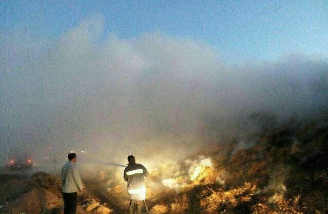 مهار آتش سوزی پس از 7 ساعت
