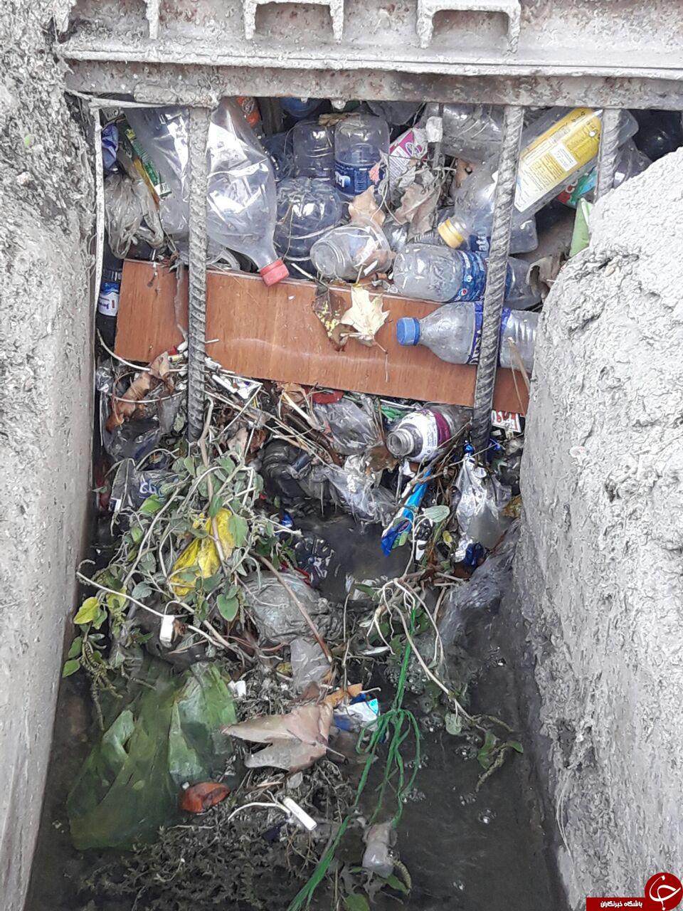 جاری شدن بطری در جوی آب + تصاویر