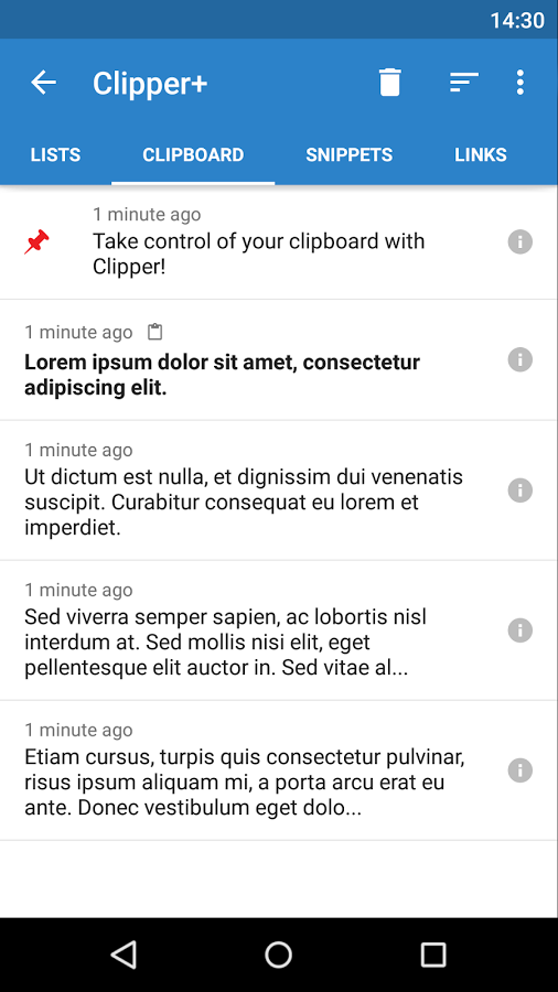 دانلود Clipper Plus with Sync 2.4.7؛ برنامه مدیریت کلیپ برد