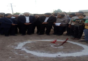 آغازساخت کتابخانه دهستان چاهک خاتم