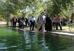 بازدید رئیس سازمان میراث فرهنگی از اماکن تاریخی و گردشگری سنندج