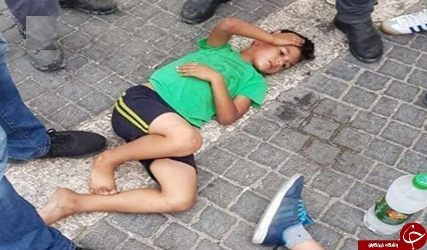 شهرک&zwnj;نشین صهیونیست با خودرو چهار کودک فلسطینی را زیر گرفت+تصاویر