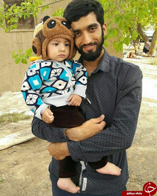 تصاویر جدید از همسر و فرزند شهید محسن حججی