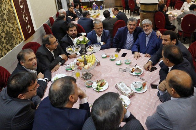 چه کسانی در مراسم دامادی پسر رئیس مجلس حضور داشتند؟ + عکس