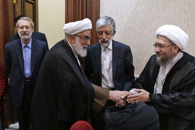 چه کسانی در مراسم دامادی پسر رئیس مجلس حضور داشتند؟ + عکس