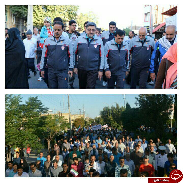 همایش پیاده روی خانوادگی در شهر بابک + تصاویر