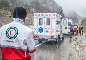 امداد رسانی به گرفتاران سیل در جنگل ابر شاهرود