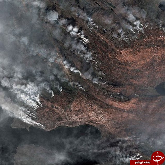 آتش&zwnj;سوزی نگران کننده در سرزمین یخ&zwnj;ها