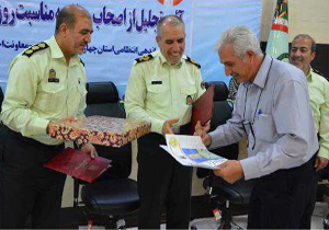 تجلیل از خبرنگاران فعال در حوزه نظم و امنیت