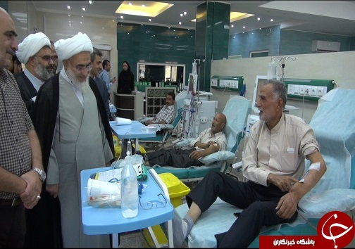 بازدید نماینده ولی فقیه از مرکز همودیالیز شهر الوند