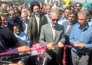 فاز اول پل قدس اردبیل به بهره برداری رسید